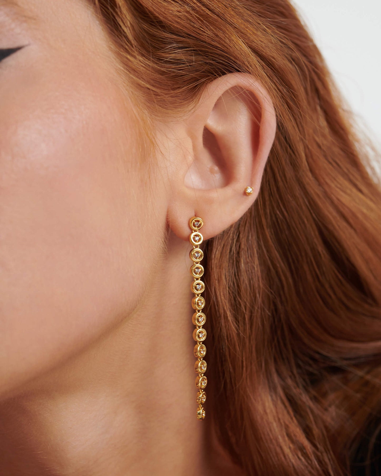 The Psychedelia Gold Earrings