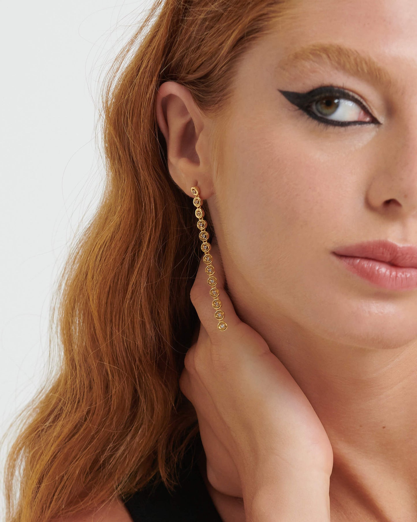 The Psychedelia Gold Earrings