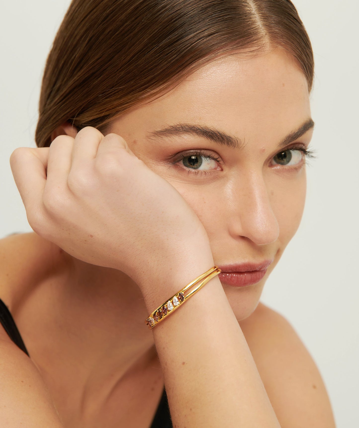 Exuberance Gold Cuff Bracelet