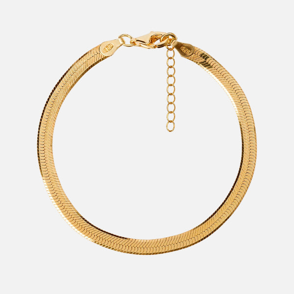 Herringbone Gold Bracelet