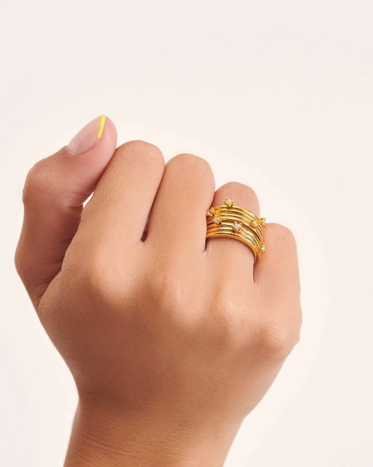 Seventh Heaven Gold Ring