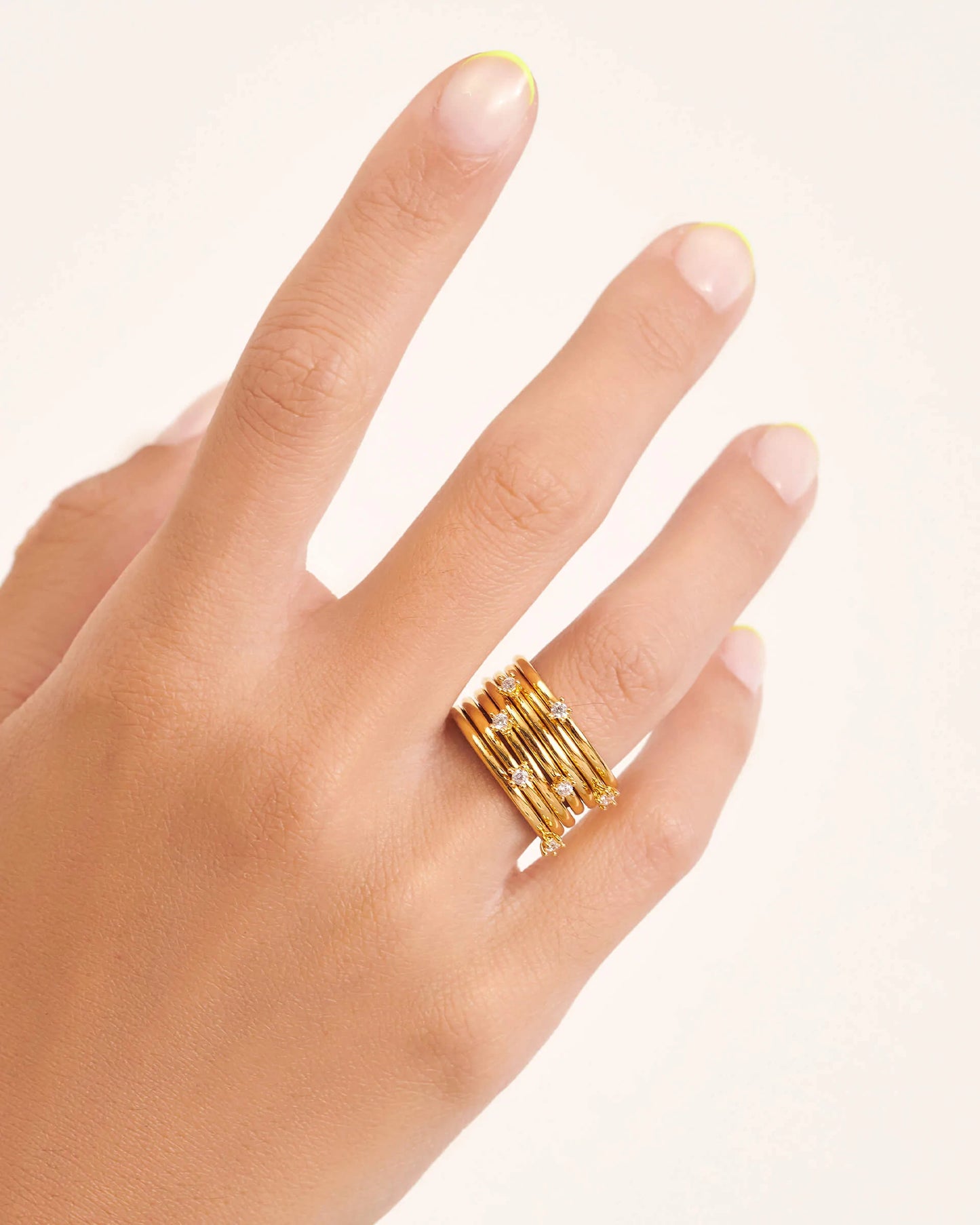 Seventh Heaven Gold Ring