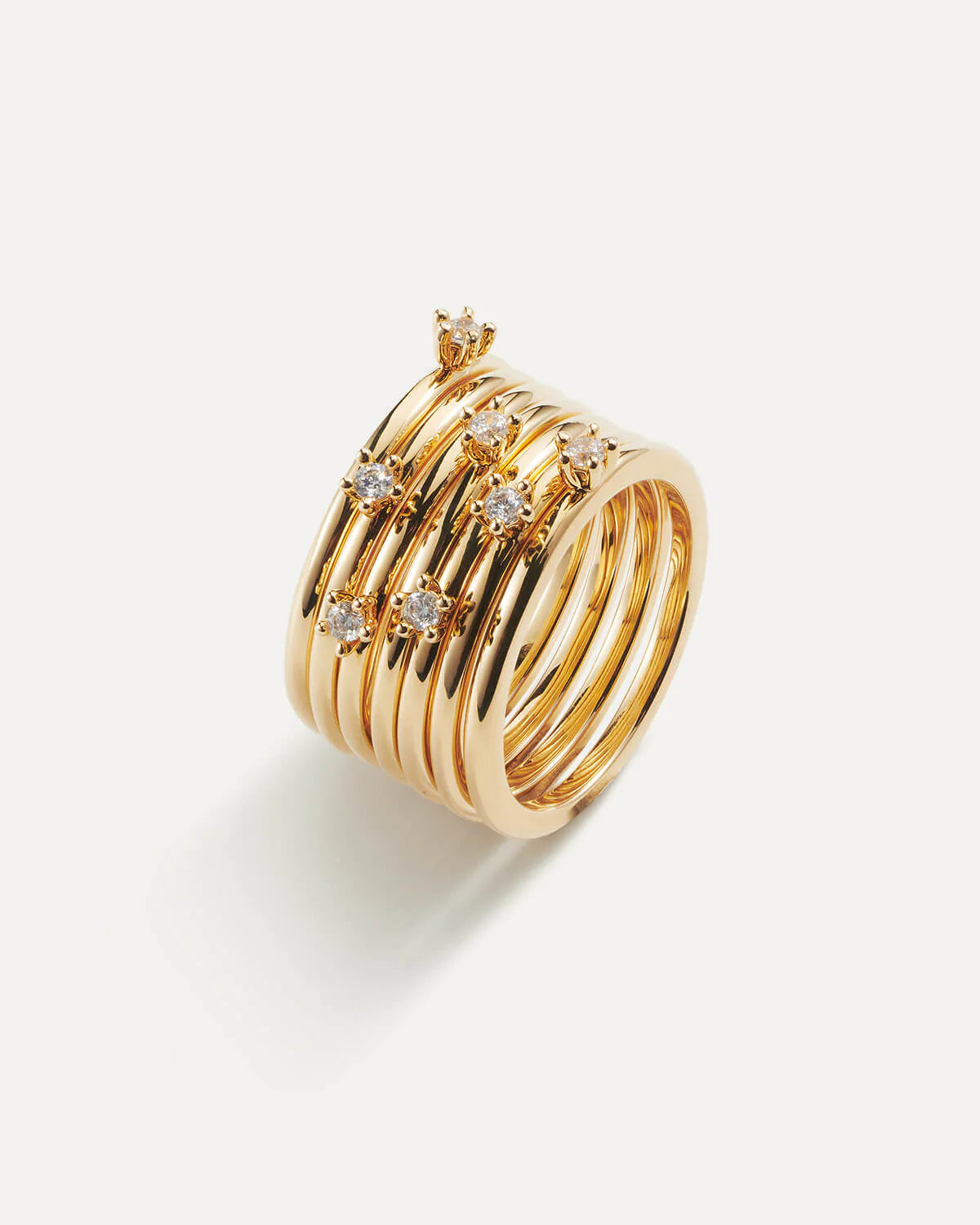 Seventh Heaven Gold Ring